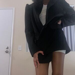 Black Dress Pants/Slacks+ Black Dress Coat/Blazer